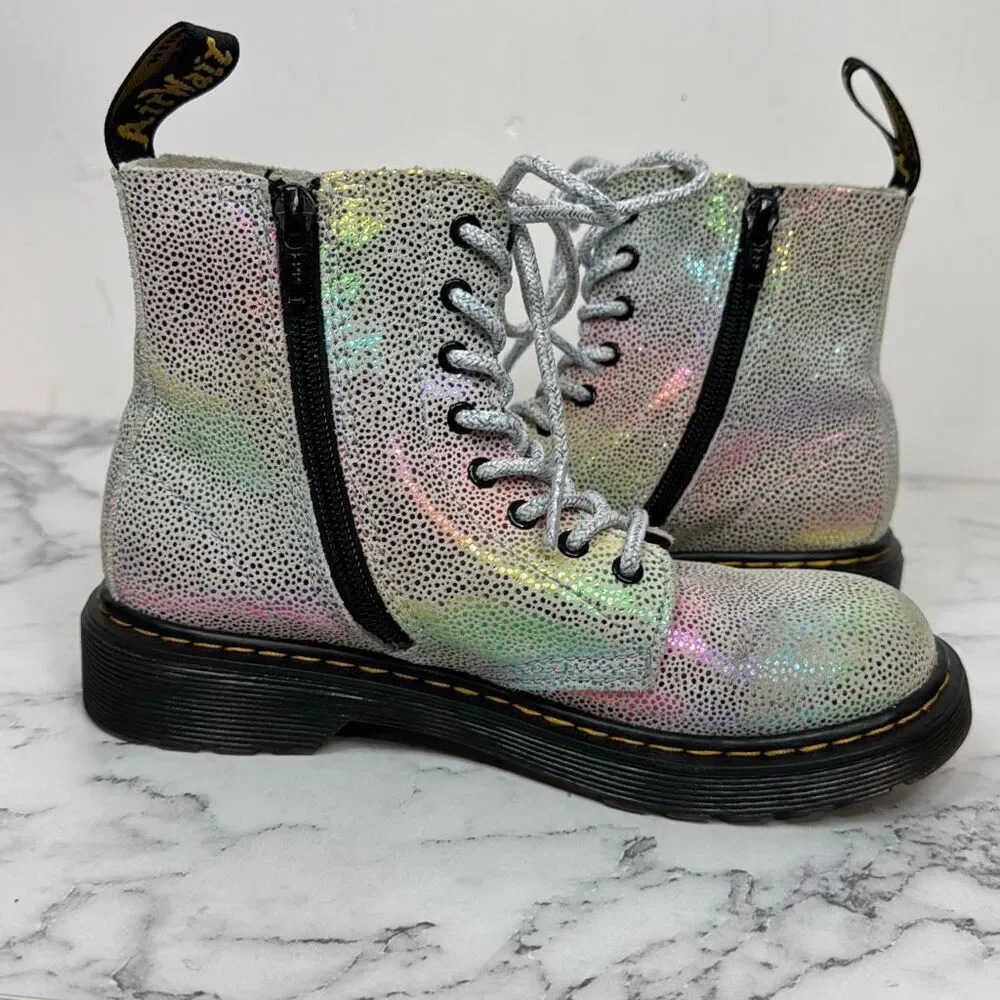 Dr. Martens Pascal Iridescent Lace Up Boots 2